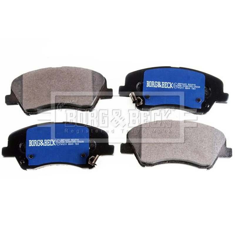 Borg & Beck Front & Rear Brake Discs & Pads fits Hyundai I20 III 2020 on 1.0
