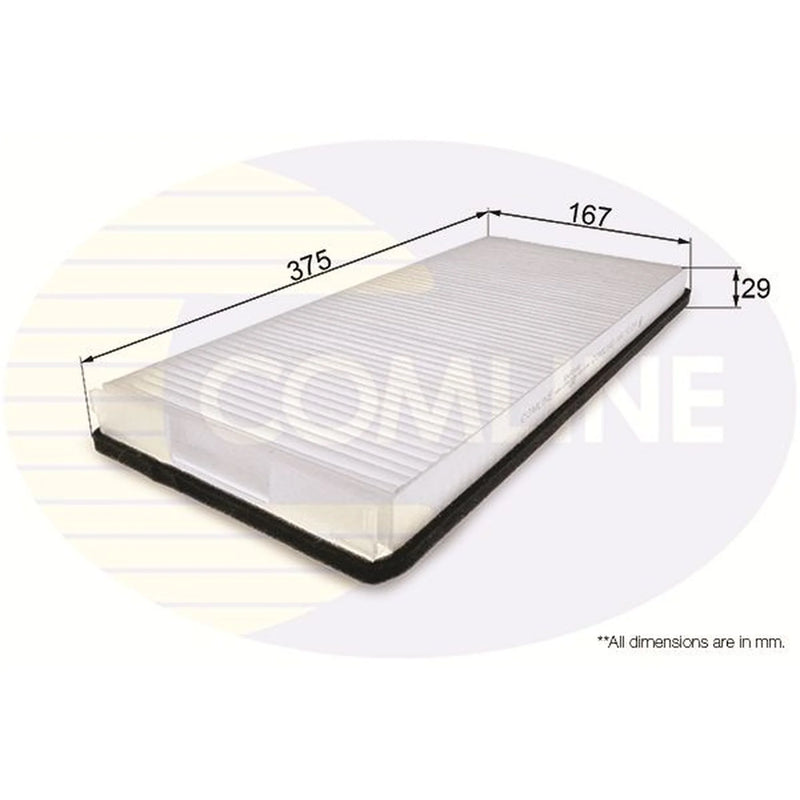Comline Cabin Air Filter (Pollen Filter) fits Mercedes-Benz Sprinter 2-T