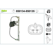 Valeo Electric Window Regulator Lifter Right Front 850135