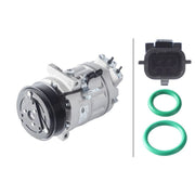 Hella Air Conditioning Compressor fits Fiat Talento 2016 on 1.6