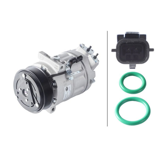 Hella Air Conditioning Compressor fits Fiat Talento 2016 on 1.6