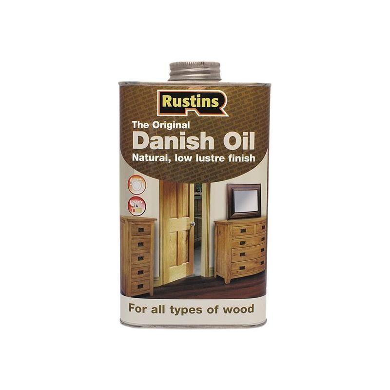 Rustins Original Danish Oil 1 litre Rustins - Town Tools