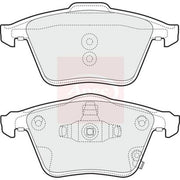 Apec Front Brake Pad Set fits Mazda 6 2005-2007 2.3