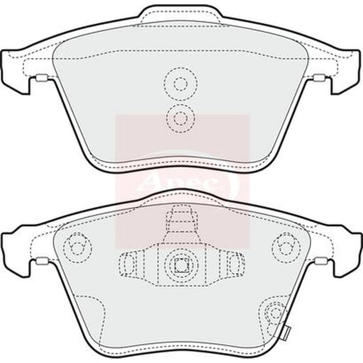 Apec Front Brake Pad Set PAD1587