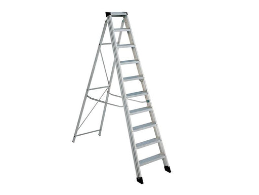 Zarges EN131 Professional Swingback Steps, Open 2.53m Closed 2.83m 12 Rungs Zarges - Dynamic Drive