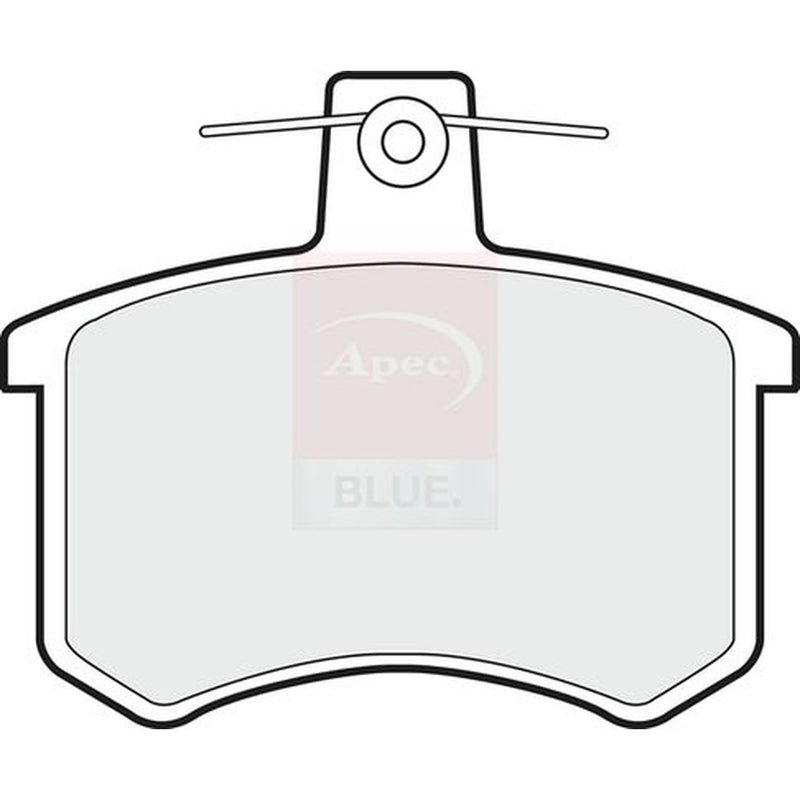 Apec Rear Brake Solid Discs & Pads fits Audi Coupe B3 1990-1996