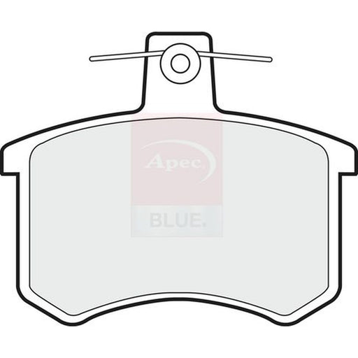 Apec Rear Brake Solid Discs & Pads fits Audi Coupe B3 1990-1996