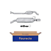 Hella End Silencer Rear fits Alfa Romeo 145 1995-2001 2.0