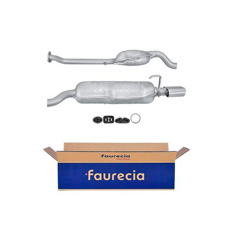 Hella End Silencer Rear fits Alfa Romeo 145 1995-2001 2.0