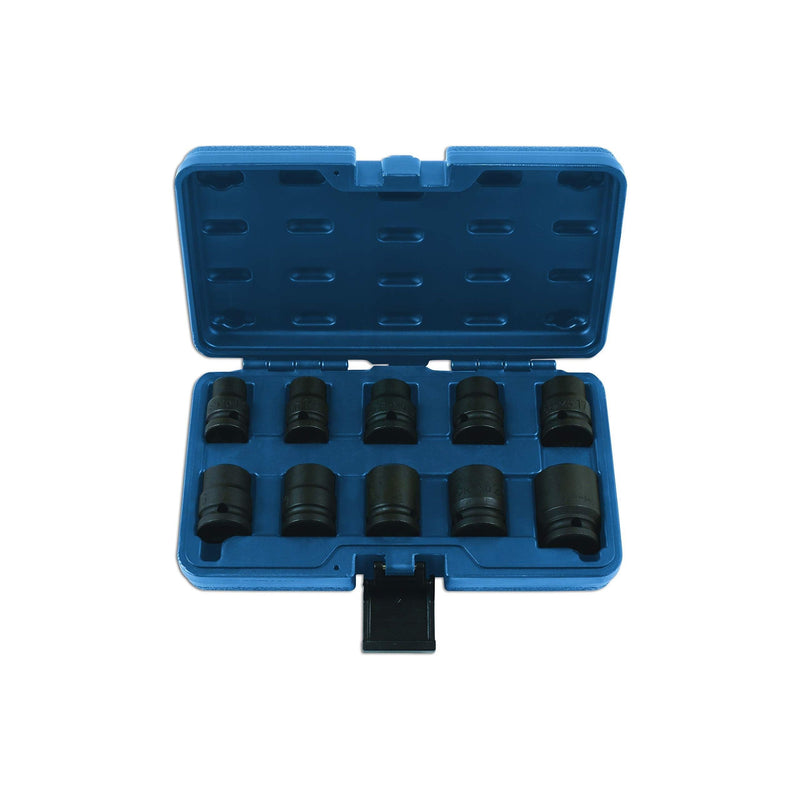 Laser Impact Socket Set 1/2"D 10pc 7609 Laser - Dynamic Drive