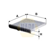 NAPA Cabin Air Filter (Pollen Filter) fits Mazda 3 2013-2019 1.5 1.6 2.0 2.2