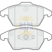 NAPA Front Brake Pad Set NBP1176