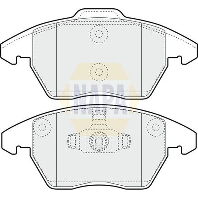 NAPA Front Brake Pad Set NBP1176