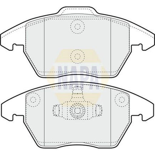 NAPA Front Brake Pad Set NBP1176