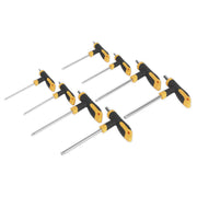 Siegen 8pc T-Handle Trx Star Security Torx Key Set T10-T50 T-Bar Comfort Grip Siegen  - Dynamic Drive