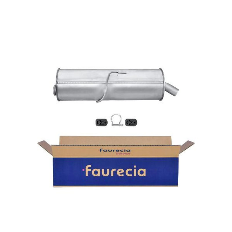 Hella End Silencer Rear fits Peugeot 206 2007 on 1.4