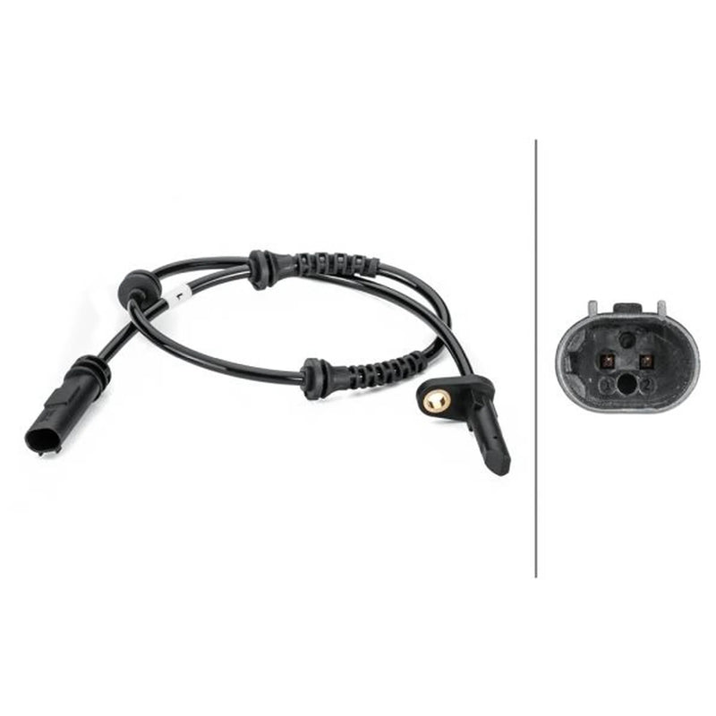 Hella ABS Wheel Speed Sensor Rear 6PU 012 806-451
