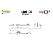 Valeo Clutch Control Cable Pull 4101105