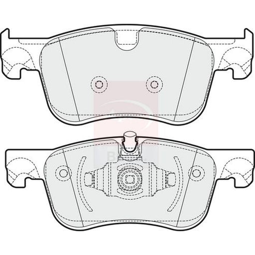 Apec Front & Rear Brake Discs & Pads fits Citroën C4 Spacetourer 2018-2019 1.6