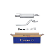 Hella Middle Silencer fits Opel Astra F 1994-1998 1.4 1.6