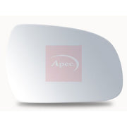 Apec Exterior Wing Mirror Glass Right fits Audi A3 2003-2013 1.2 1.4 1.6 1.8 2.0