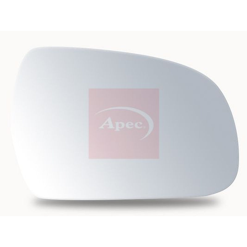 Apec Exterior Wing Mirror Glass Right fits Audi A3 2003-2013 1.2 1.4 1.6 1.8 2.0