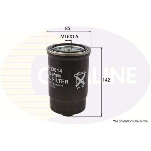 Comline Fuel Filter Element fits Hyundai Accent IV 2011-2017 1.6