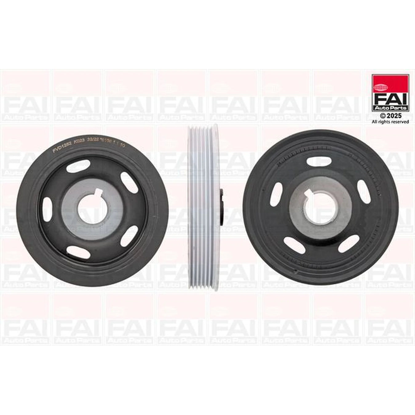 FAI Crank Shaft Belt Pulley fits Citroën Berlingo 2019 on 1.6