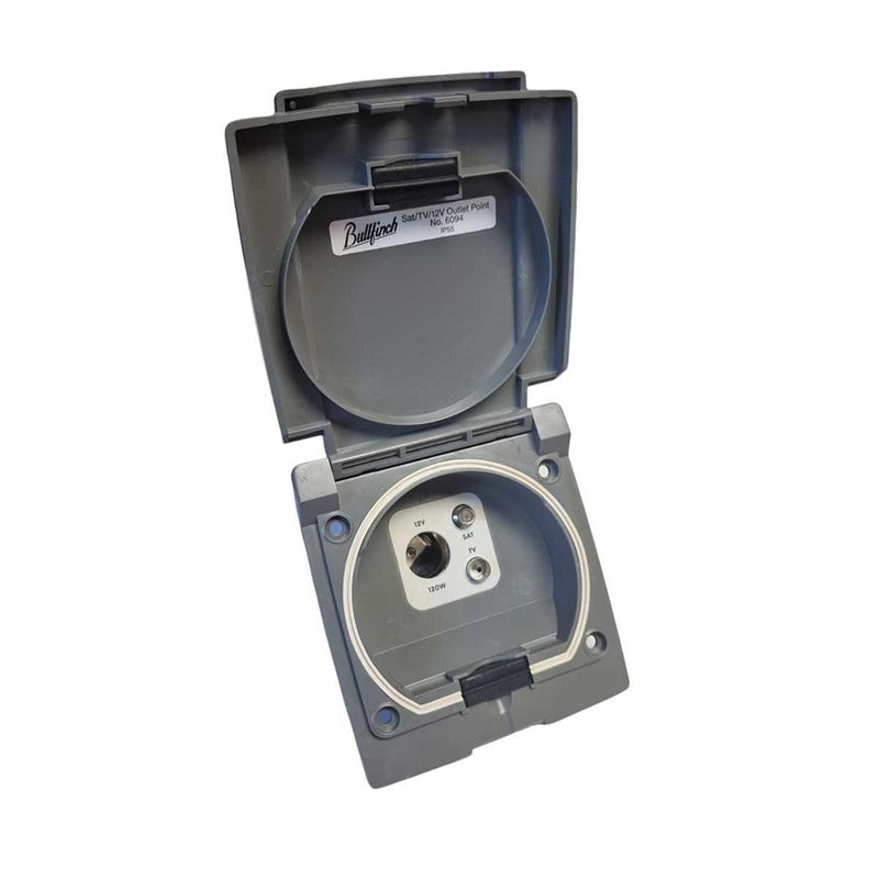 Bullfinch Satellite / TV Outlet Grey Bullfinch - UK Camping And Leisure