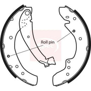 Apec Brake Shoe Set Axle Kit fits Citroën Relay I 1994-2002 1.9 2.0 2.5 2.8