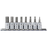 Draper Metric Hex. Socket Bit Set, 3/8" Sq. Dr., 48mm (8 Piece) 16285 Draper - Dynamic Drive
