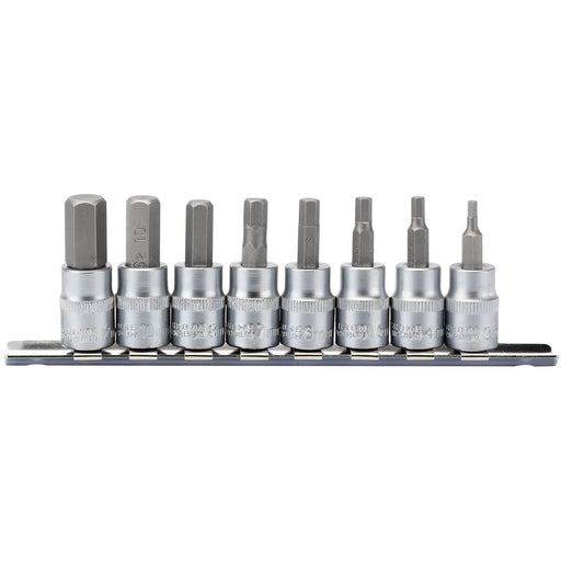 Draper Metric Hex. Socket Bit Set, 3/8" Sq. Dr., 48mm (8 Piece) 16285 Draper - Dynamic Drive