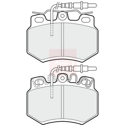 Apec Front Brake Pad Set PAD828