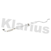 Klarius Box With Centre Pipe Centre fits Opel Meriva A 2006-2010 1.6