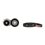 Gates V-Ribbed Belt Set fits Opel Astra G 1998-2005 1.4 1.6 1.8