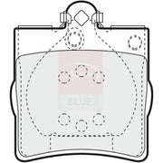 Apec Rear Brake Pad Set PD3036
