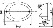 Hella 2SD 343 130-017 Tail Light Assembly