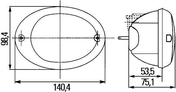 Hella 2BA 344 130-247 Direction Indicator