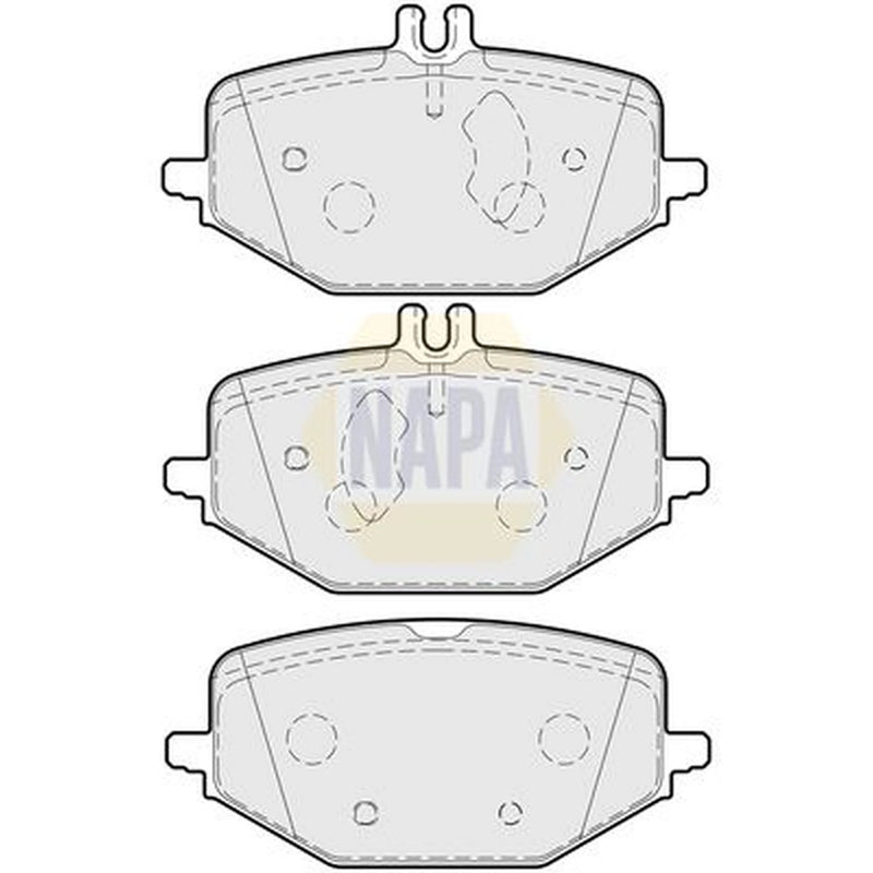 NAPA Rear Brake Pad Set fits Mercedes-Benz G-Class 2019-2022 463.349 463.350