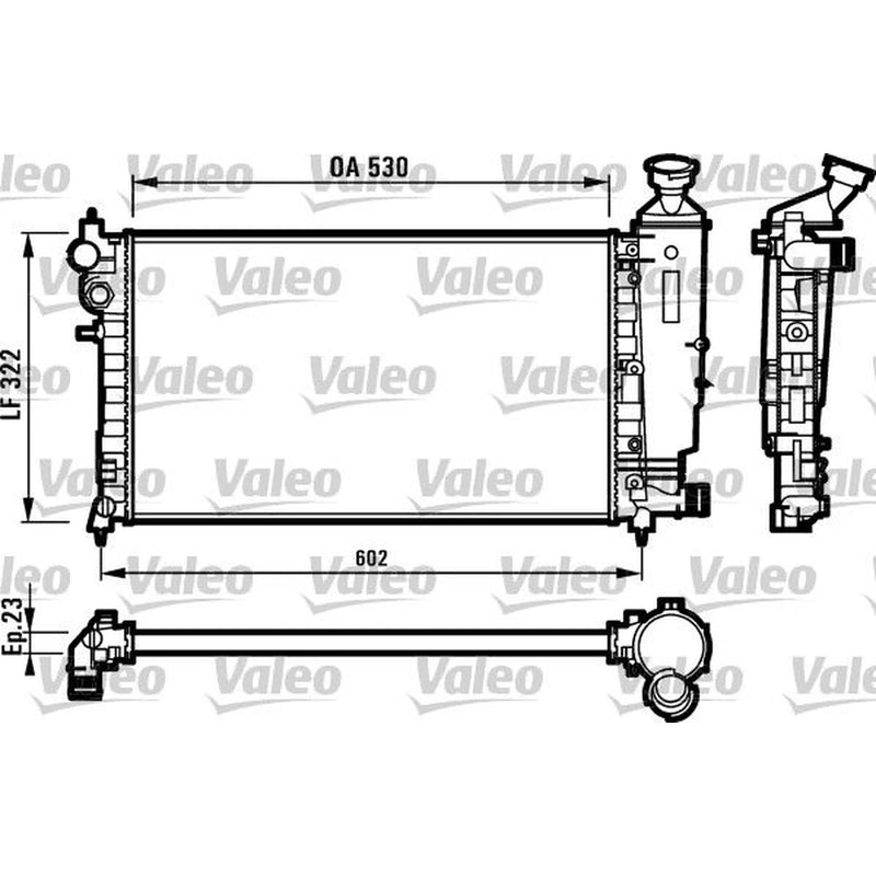 Valeo Engine Radiator 731526
