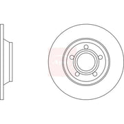 Apec Front Brake Solid Discs & Pads fits Audi A4 B5 1995-2001 1.9