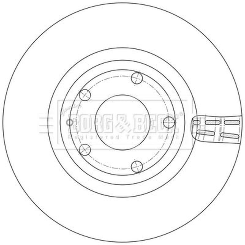 Borg & Beck Front & Rear Brake Discs & Pads fits Mazda CX-30 2019 on