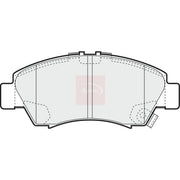 Apec Front Brake Vented Discs & Pads fits Honda Jazz II 2002-2008 1.2 1.3