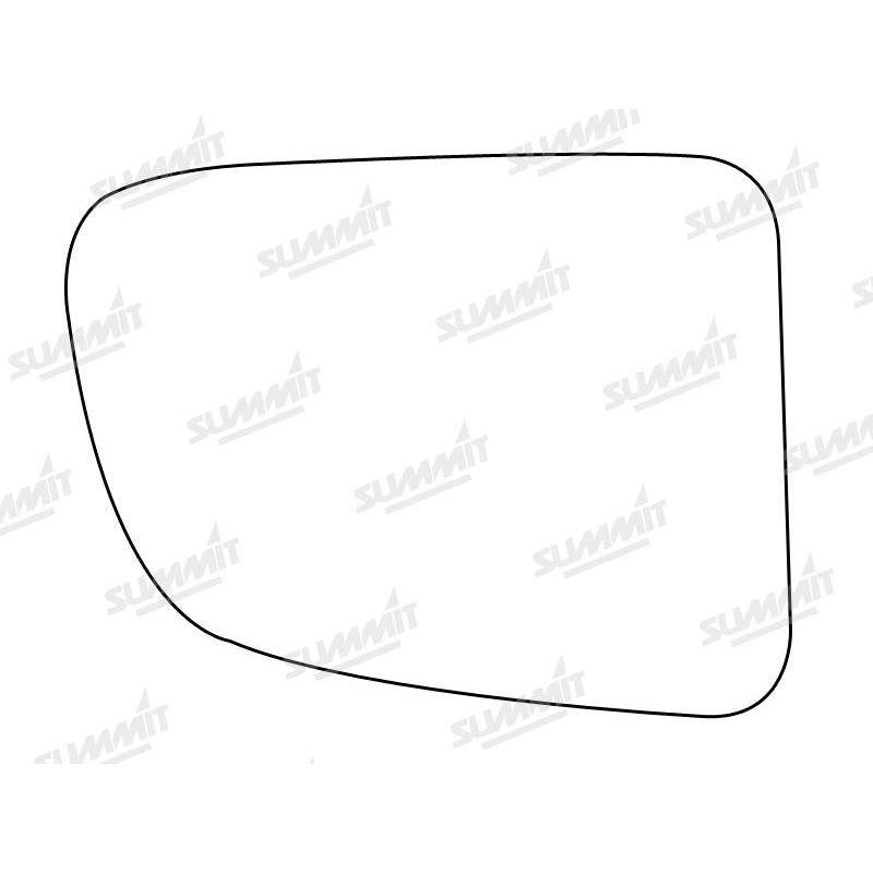 Summit Stick-On Standard Mirror Glass fits Suzuki Vitara RHS - NN4 Online
