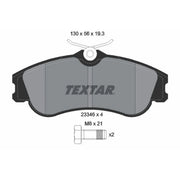 Textar Front Brake Pad Set 2334602