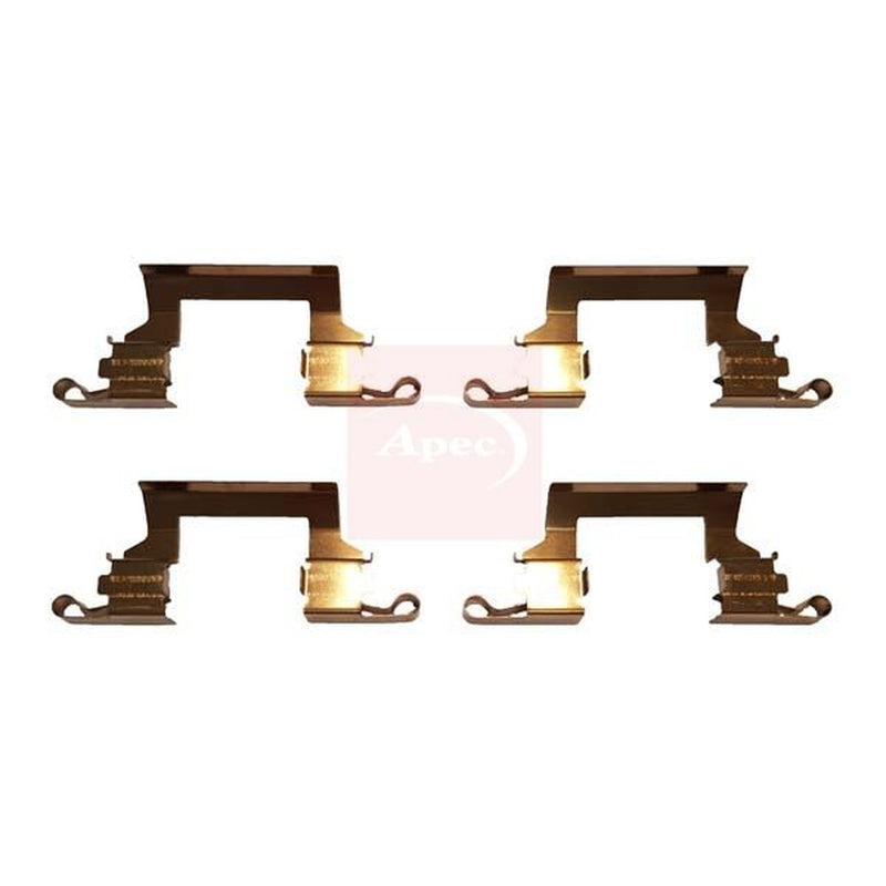 Apec Brake Pad Accessory Fitting Kit Front fits Nissan Terrano II 1993-2007