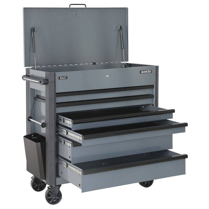 Superline Pro Tool Trolley 6 Drawer - Grey AP366G Superline Pro - Dynamic Drive