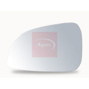 Apec Exterior Wing Mirror Glass Left fits Opel Adam 2012-2019 1.0 1.2 1.4