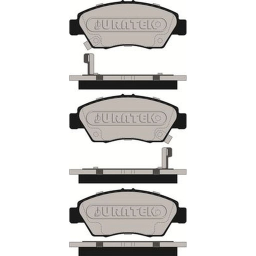 Juratek Front Brake Vented Discs & Pads fits Honda Civic VIII 2006-2012 1.3