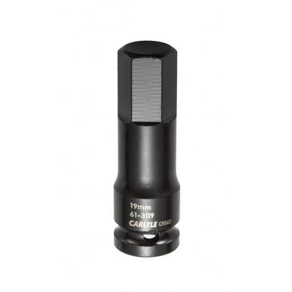Carlyle Hand Tools 1/2In. Dr 19mm Impact Hex Socket 19mm Carlyle Hand Tools - Dynamic Drive